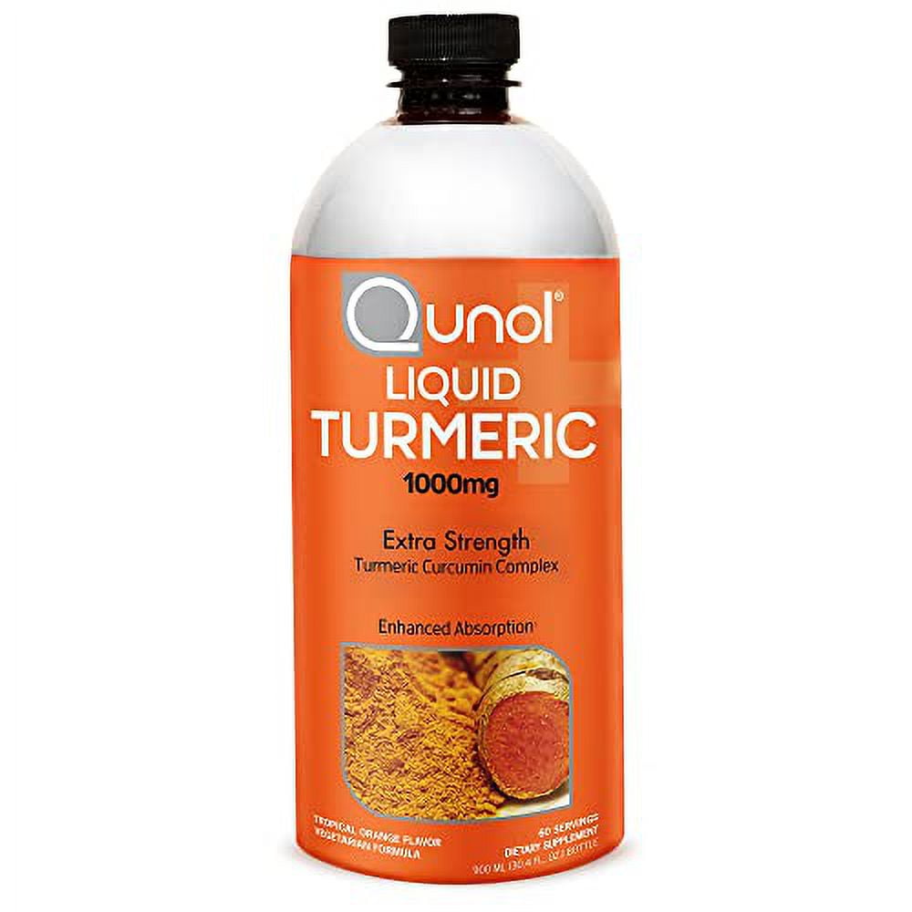Qunol Liquid Turmeric Curcumin with Black Pepper, Turmeric Supplement