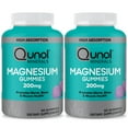 Qunol Magnesium Gummies for Adults, Qunol 200mg Magnesium Citrate