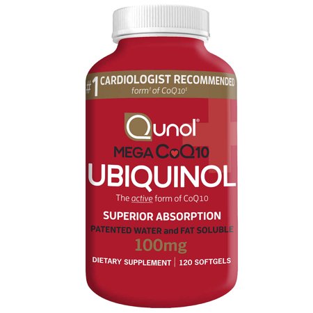 Qunol Mega CoQ10 100 mg 120 Softgels