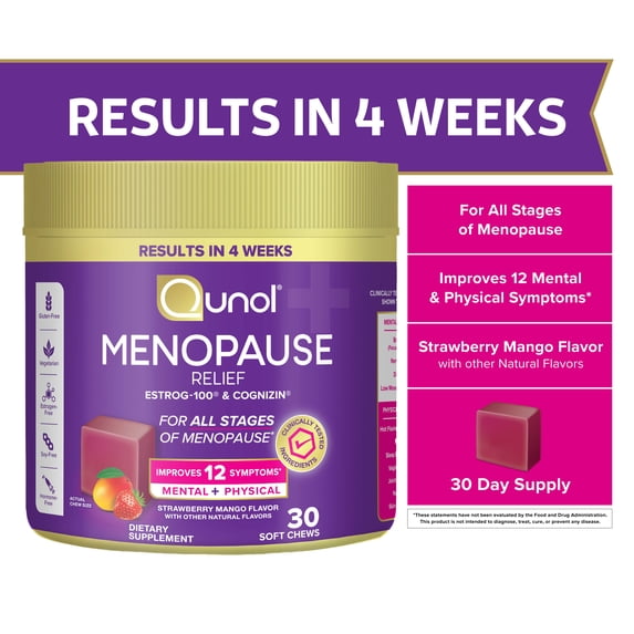 Qunol Menopause Relief Chews 30ct