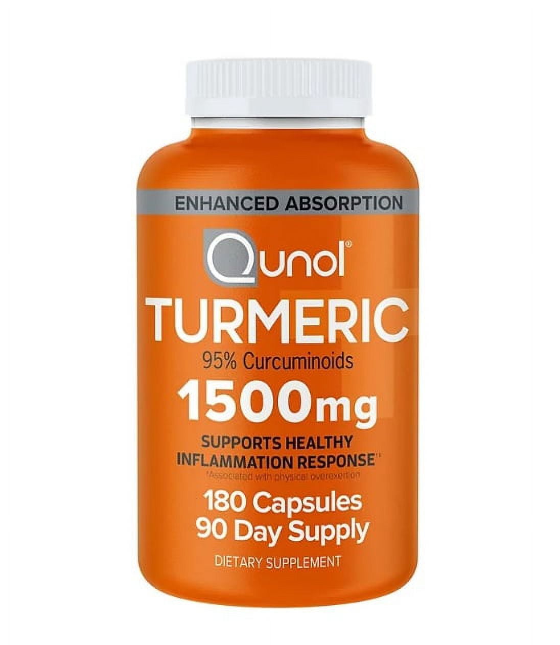 Qunol Turmeric 1,500 Mg., 180 Capsules Extra Strength | Offer ToGo ...