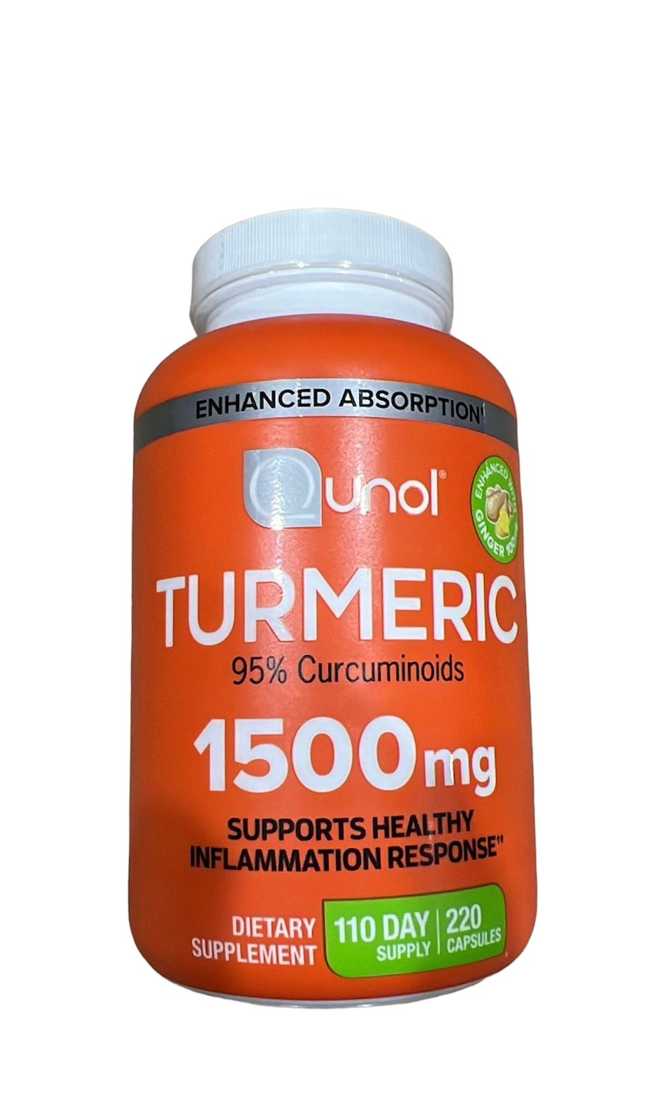 Qunol Turmeric 1,500 mg., 220 Capsules