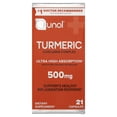 thumbnail image 1 of Qunol Turmeric, 500 mg, 21 Vegetarian Capsules, 1 of 5