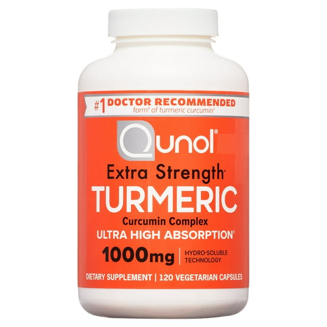 Qunol Turmeric Capsules, 1000mg, Ultra High Absorption, Joint Support