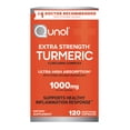 thumbnail image 1 of Qunol Turmeric Capsules, 1000mg, Ultra High Absorption, Joint Support Herbal Supplement, 120 Count, 1 of 10