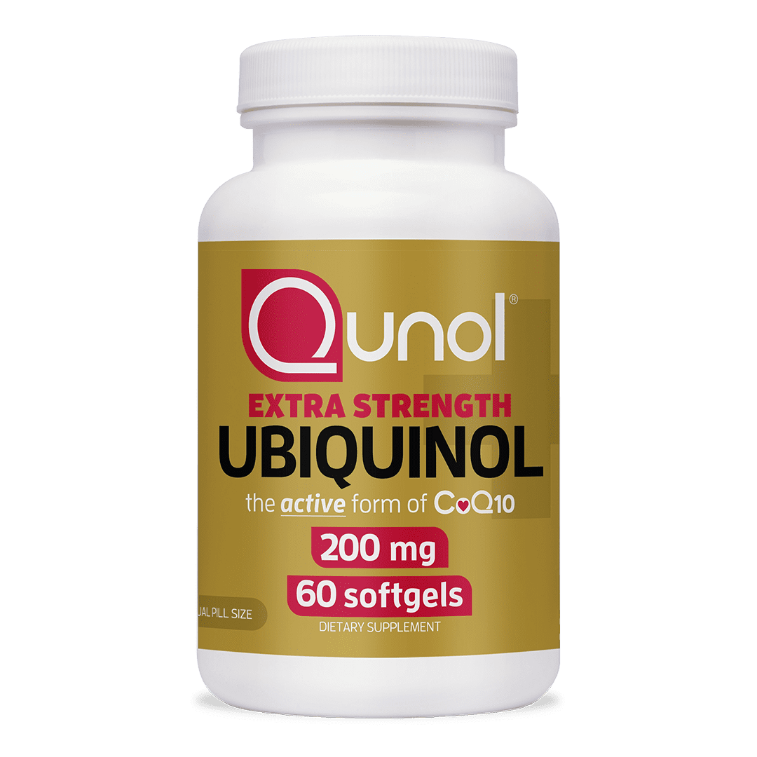 Qunol Ubiquinol CoQ10 Softgels, 200mg, Extra Strength, Heart Health ...