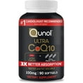 thumbnail image 1 of Qunol Ultra CoQ10, 100 mg, Antioxidant for Heart Health & Energy Production. 90 Softgels, 1 of 5