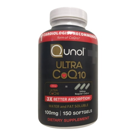 Qunol Ultra CoQ10, 100mg, Softgels (150 Count)
