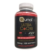Qunol Ultra CoQ10, 100mg, Softgels 150 Count