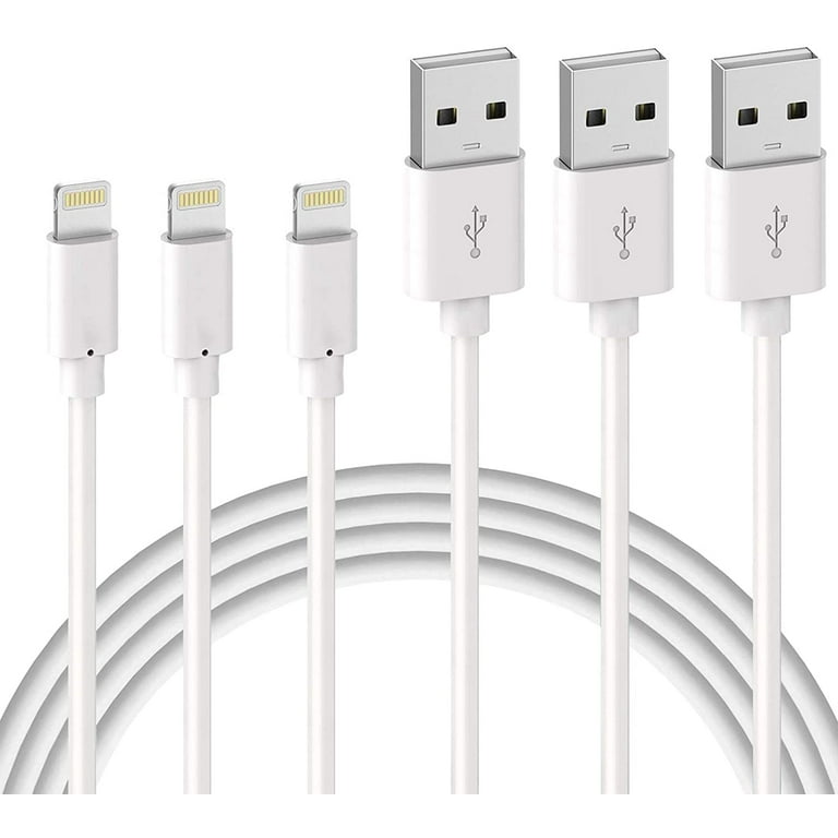 Quntis iPhone Charger Cord 3Pack 6ft Mfi Certified Lightning