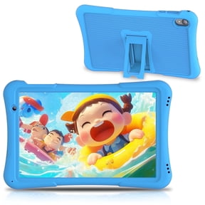 QunyiCo Kids Tablet 10 inch,Android Tablet for Kid,4GB RAM 32GB ROM,Quad Core Processor,Parental Control,1280 * 800 Resolution,6000mAh Battery,Blue