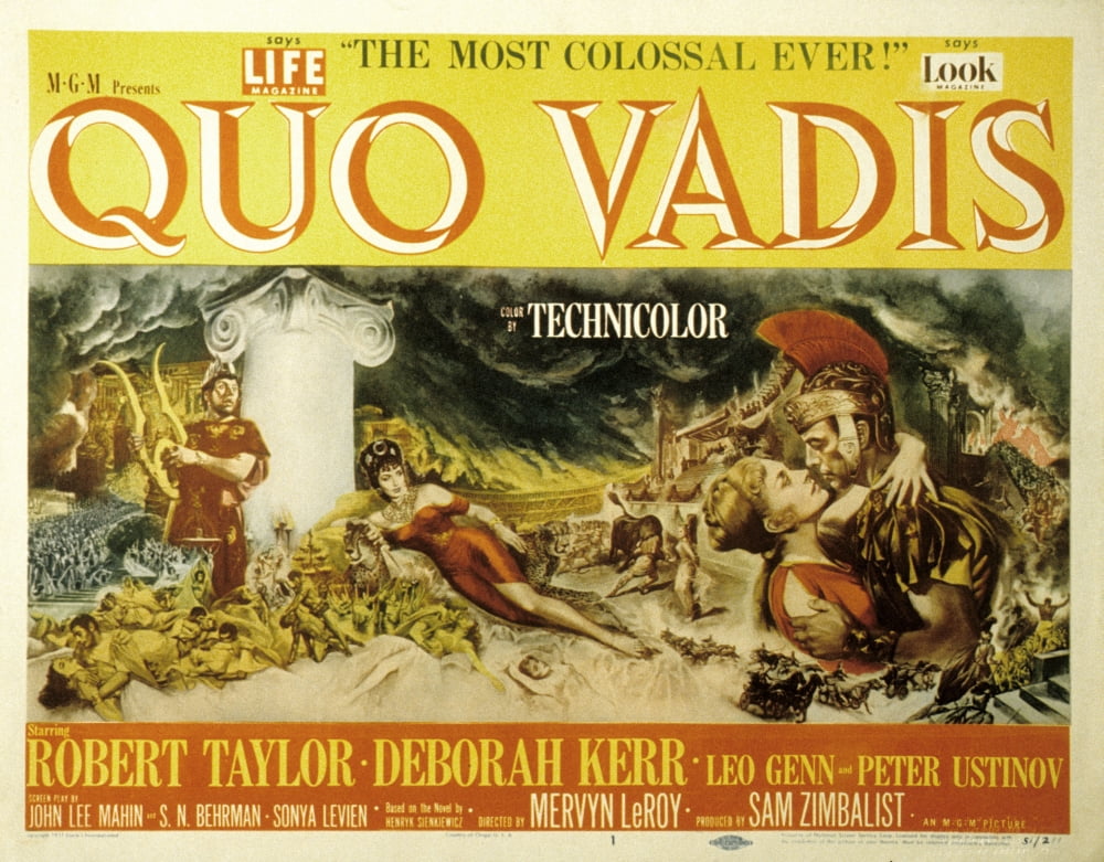 Quo Vadis Canvas Art - (28 x 22)