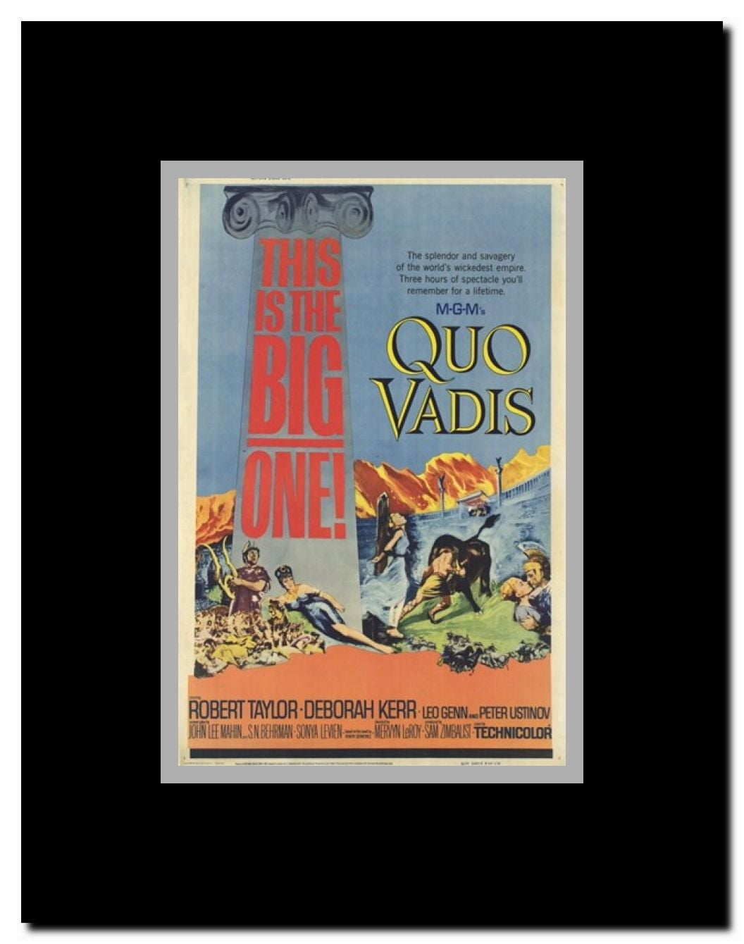 Quo Vadis Framed Movie Poster