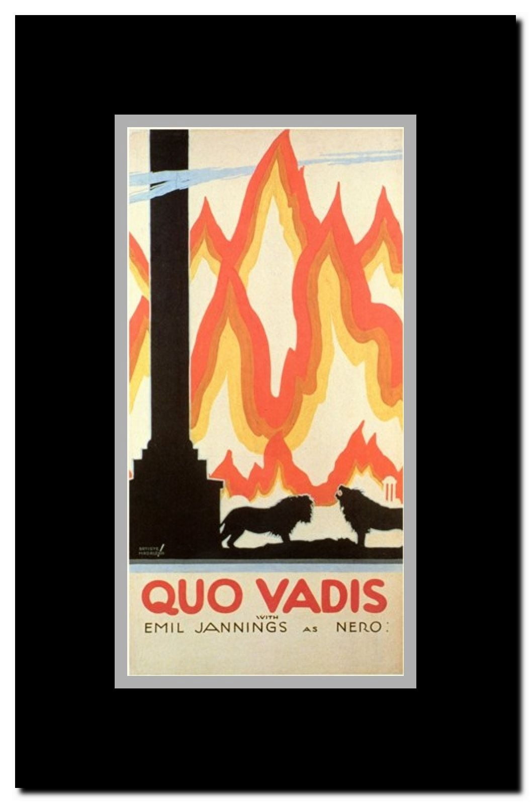 Quo Vadis Framed Movie Poster