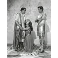 thumbnail image 1 of Quo Vadis Woman Begging in Between Two Men Scene Excerpt from Film in Black and White Photo Print (8 x 10), 1 of 1