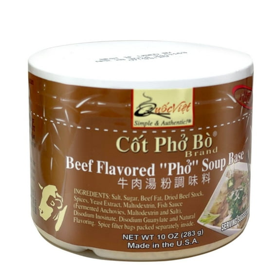 Quoc Viet Foods Beef Flavored "Pho" Soup Base 10oz Cot Pho Bo Brand