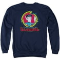 thumbnail image 1 of Quogs Illogical Adult Crewneck Sweatshirt Navy, 1 of 1