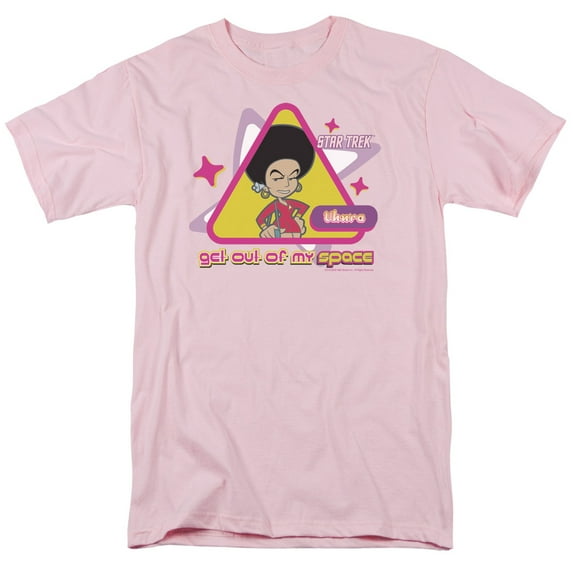 Quogs Out Of My Space Adult 18/1 T-Shirt Pink