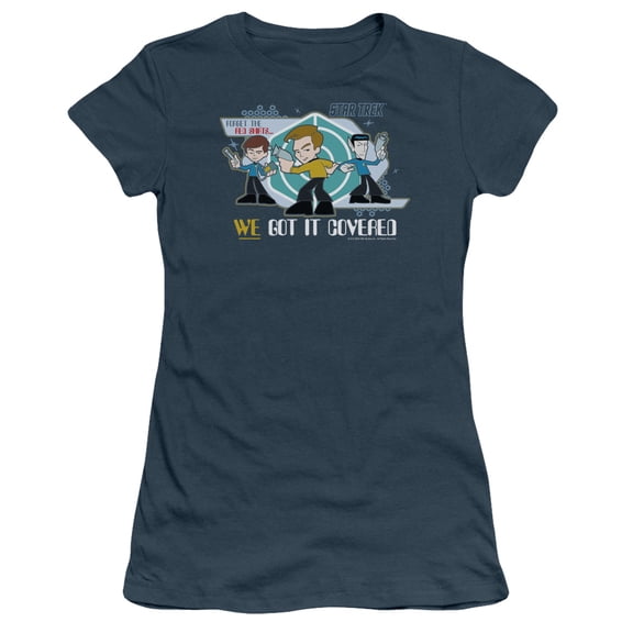 Quogs - We Got It Covered - Juniors Teen Girls Cap Sleeve Shirt - Large