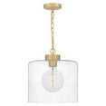 thumbnail image 1 of Quoizel ABR1512AB One Light Mini Pendant Abner Aged Brass, 1 of 2