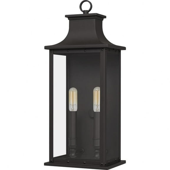 ABY8408OZ-Quoizel Lighting-Abernathy - 2 Light Medium Outdoor Wall Lantern made with Coastal Armour