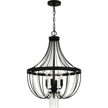 Quoizel Adelaide 4-Light Matte Black Pendant - Matte Black