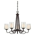 thumbnail image 1 of Quoizel Adonis Chandelier with 5 Lights in Dark Cherry, 1 of 6