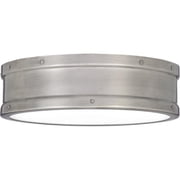 Ahoy Integrated LED Antique Polished Nickel Flush Mount Light