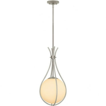 Quoizel Aliyah 1-Light Brushed Nickel Mini Pendant Light