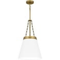 thumbnail image 1 of Quoizel Alwyn 1-Light Aged Brass Pendant Light, 1 of 10