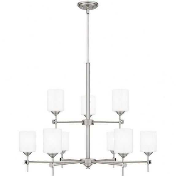 Quoizel Aria 9-Light Antique Polished Nickel Chandelier