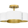 thumbnail image 1 of Quoizel Lighting - Balsam - 4 Light Semi-Flush Mount In Contemporary Style-8, 1 of 9
