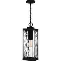 Quoizel Balchier 1-Light Matte Black Outdoor Hanging Lantern