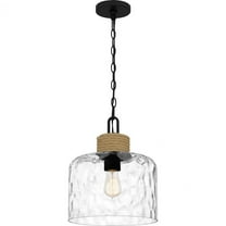 Quoizel Baltic 1-Light Matte Black Mini Pendant - Matte Black