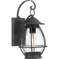 thumbnail image 1 of Quoizel Boston 7" Outdoor Wall Light in Mottled Black, 1 of 4
