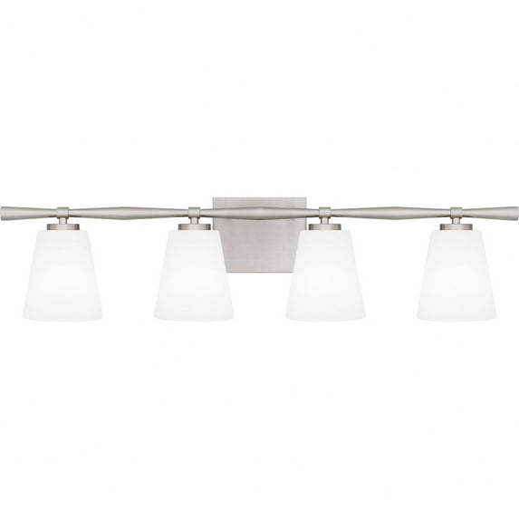 Quoizel Brindley 4-Light Brushed Nickel Vanity Light