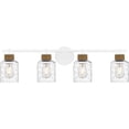 thumbnail image 1 of BTC8634W Quoizel Lighting Baltic - 4 Light Bath Vanity-9.25 Inch Tall and 33.75 Inch Wide, 1 of 4