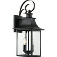 thumbnail image 1 of Quoizel CCR8408K Chancellor 19" 2-Light Outdoor Wall Lantern in Mystic Black, 1 of 2