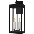 thumbnail image 1 of CAM8409MBK Quoizel Lighting Carmen - 2 Light Outdoor Wall Lantern-22 Inch Tall and 9.5 Inch Wide, 1 of 4