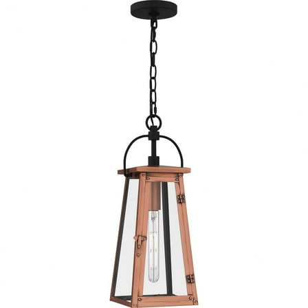 Quoizel Carolina 1-Light Aged Copper Outdoor Hanging Lantern