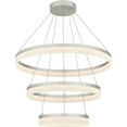 thumbnail image 1 of Quoizel Cohen Integrated LED Brushed Nickel Pendant Light, 1 of 6