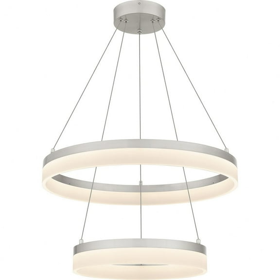 Quoizel Cohen Integrated LED Brushed Nickel Pendant Light