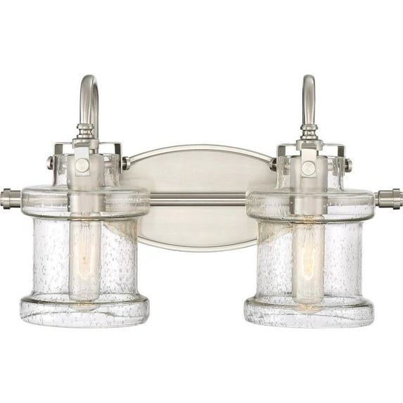 Quoizel DNY8602BN Danbury 2 Light 16 inch Brushed Nickel Bath Light Wall Light