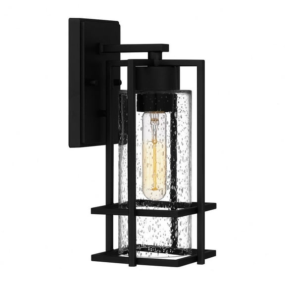 Quoizel Damien 1-Light Earth Black Outdoor Wall Lantern