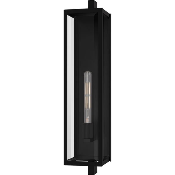 DLE8406MBK Quoizel Lighting Dale - 1 Light Outdoor Wall Lantern-26 Inch Tall and 5.5 Inch Wide