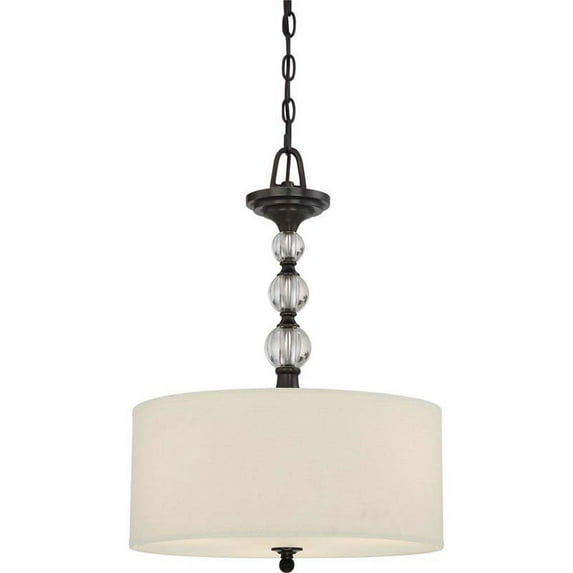 Quoizel Downtown 3 Light Pendant in Dusk Bronze