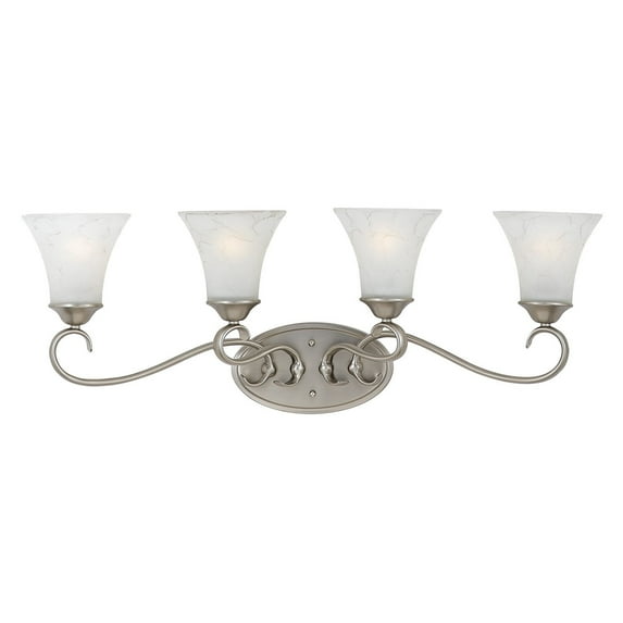 Quoizel Duchess Bath Fixture with 4 Lights in Antique Nickel