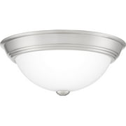 Quoizel Erwin 2-Light 13" Ceiling Light in Brushed Nickel