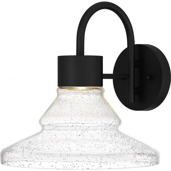 Quoizel Felix Integrated LED Matte Black Outdoor Wall Lantern