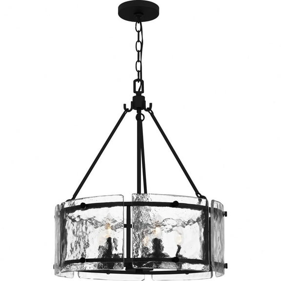 Quoizel Fortress 5-Light Earth Black Pendant - Earth Black